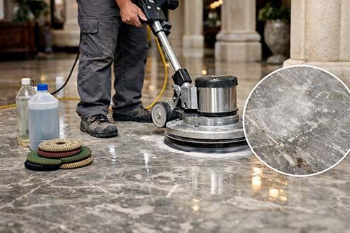 Ponçage de marbre